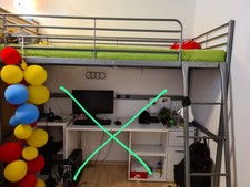 2x Hochbett Svärta von IKEA, 90x200 cm