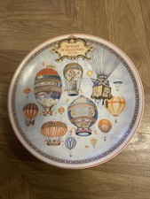Wedgwood Heißluftballonplatte 200 Jahre Ballonfahrt 1783-1983