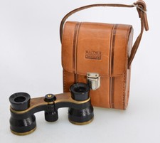 ROW Rathenow Theaterglas Opernglas PUCK ⭐ Messing/schwarz ⭐ + Tasche ⭐⭐⭐ (3878)