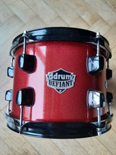 DDRUM Tom Racktom 10 x 7 " rot metallic Red sparkle Black Hardware Neu