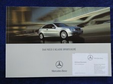 Mercedes-Benz C-Klasse Sportcoupe Prospekt 2.2001 C 220 CDI, C 180, 200 K, 230 K