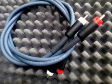 Audioton Speed Signal Cinchkabel 2x1 Meter  HIFI  HIGH-END in BLAU