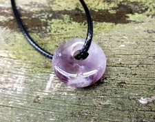 Stein Ring Lila Zauber Anhänger Thor Odin Spirale Sonnenscheibe K1.18 Schmuck