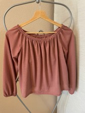 Bershka Oberteil Bluse Shirt Gr.S rose Off Shoulder neuwertig 