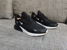 Nike Air Max 270 Gr. 42,5 schwarz weiß TOP Sneaker Sport Jogging Sammler