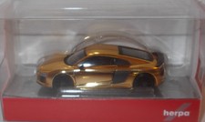 HERPA AUDI R8 V10 PLUS COUPÈ GOLD GLÄNZEND 1:87, SELTEN