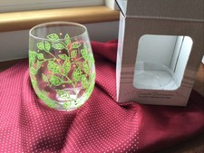 Enesco Izzy and Oliver Springblätter stielloses Weinglas Neu verpackt 6007008