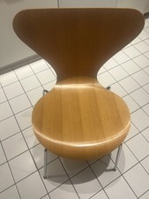 3107 Fritz Hansen Designklassiker Arne Jacobsen Buche Natur 6 Stühle Chair