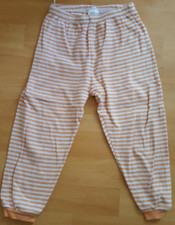 Kinderhose 98 orange/weiß gestreift 100% Baumwolle sehr gut erhalten
