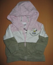 Baby H&M  Gr.  74 warme Jacke mit Kapuze Mädchen - Snoopy - 