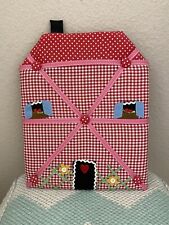 Pinnwand für Fotos Stoff Kinderzimmer rot pink Memoboard