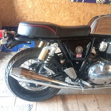 Hitchcock Sitzbank für Royal Enfield 650 Interceptor / Continental, neuwertig