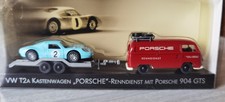 95. WIKING VW T2a Kasten "PORSCHE Renndienst" + Porsche 904 GTS Sondermodell