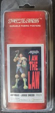 Anthrax I Am The Law großes Stoffplakat/Flagge