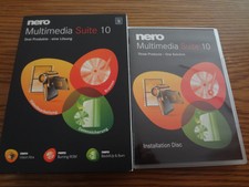 Nero 10 Multimedia Suite Vollversion Box CD 3-in1 BackItUp Brennsoftware 