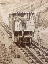 Cliff Eisenbahn Zugführer Schaffner-Viktorianischen Schrank Card Foto