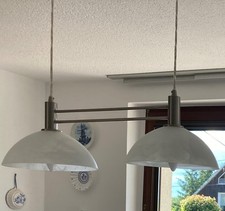 Deckenlampe, 2 flammig, sehr guter Zustand mit Leuchtmittel