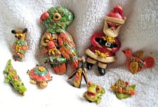 Südamerika, Brotteig-Miniaturen alt, Figuren Setzkasten Vitrine Sammler Konvolut