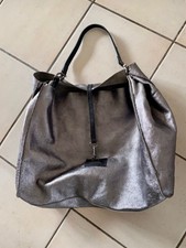 ITALY DAMEN XXL LEDER TASCHE SHOPPER Wildleder Schultertasche HOBO BAG Schmuck