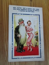 Comic Bamforth Postkarte Nr. 4392 (Tempest) "Hey Alfie! bekommen einen Stuhl..." nicht verbuchte