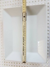 Teller eckig, weiß, Bauscher