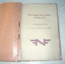 Bergbau DDR Tagebaue Lausitz Abraumwagen 40²m