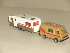 Siku VW LT 28 Kastenwagen 1334 Wohnwagen 2518 Gespann Spielzeug Auto