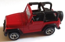 Siku 1342 Jeep Wrangler rot verkehrsrot sehr guter Zustand wie neu