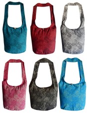 Schultertasche Paisleymuster Paisley Muster Stoff Beutel Tasche Canvas Fantasie