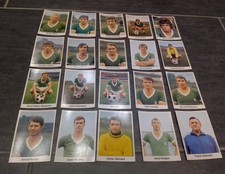 20x Sammelbilder 70-71 SV Werder Bremen 1970 Bergmann Fußball Sticker Bilder