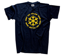 Dont eat the yellow snow Wintersport Ski Snowboard Skier T-Shirt S-XXXL neu