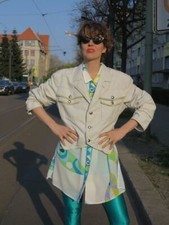 Jacke Uniform Berliner Uniform Theater 80er True VINTAGE 80s band jacket beige 