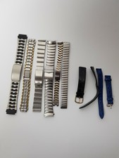 Konvolut 8  Stück Uhrenarmbändern  Stainless steel 