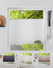 Plissee klemmfix ohne Bohren Easyfix Montage weiß,grau,creme & Taupe Dahra crush