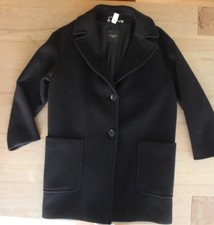 Max Mara Weekend Mantel Wollmantel Gr. 34 / 36 schwarz sehr guter Zustand