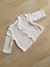 Strickjacke Petit Bateau, Gr. 12M / 74 cm Baumwolle Leinen 1x getragen wie neu