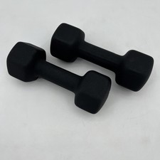 Tunturi Kurz Hantel-Set 2x 3kg / schwarz / 910.g