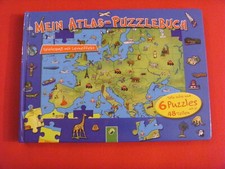 Puzzle Buch: "Mein Atlas-Puzzlebuch" 6 Puzzle à 48 Teile