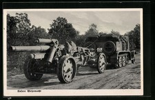AK Soldaten unterwegs mit Halbkette Sd. Kfz. 1938 