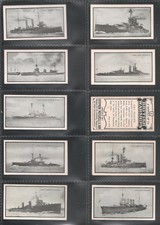 Stephen Mitchell, BRITISCHE KRIEGSSCHIFFE, EINE SERIE, Komplettset 25/25 Karten, Sehr guter Zustand/Ex, 1915