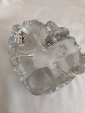 Bel Mondo Becker Glasdesign Stövchen, Kristall, in Herzform