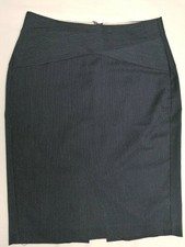 Orsay Damen Rock GR. 40 Dunkelblau Bleistiftrock Business office Nadelstreifen 