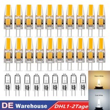 10x G4 Halogen-Lampe/LED COB Lampen Stiftsockel Leuchtmittel Dimmbar AC/DC 12V