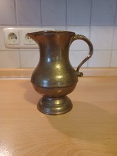 Blumenvase aus Metall vmtl. Messing, Alter unbekannt 