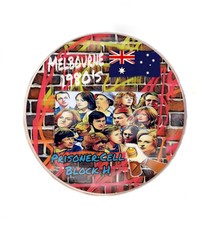 Retro 1980's Melbourne Australien Graffiti Wall Prisoner Cell Block H Coaster 