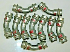 Viega  Prestabo  C-Stahl  Press verzinkt Bogen DN15   45°   10 Stück 