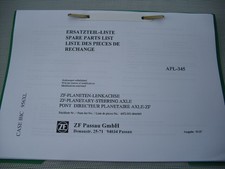 Ersatzteilliste ZF Lenkachse, APL- 345, Case IHC 956XL.