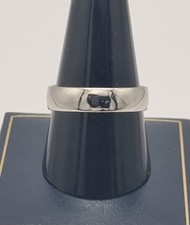 Palladium 950 Bandring, Größe T 1/2, beschriftet 'SAM, 3,7 g, kein Schrott