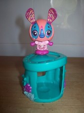 Zoobles-lila lachs Owl 352 & Habitat/Haus