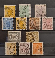 Schweden Klassik Briefmarken Erstausgaben gestempelt ungebraucht Konvolut
